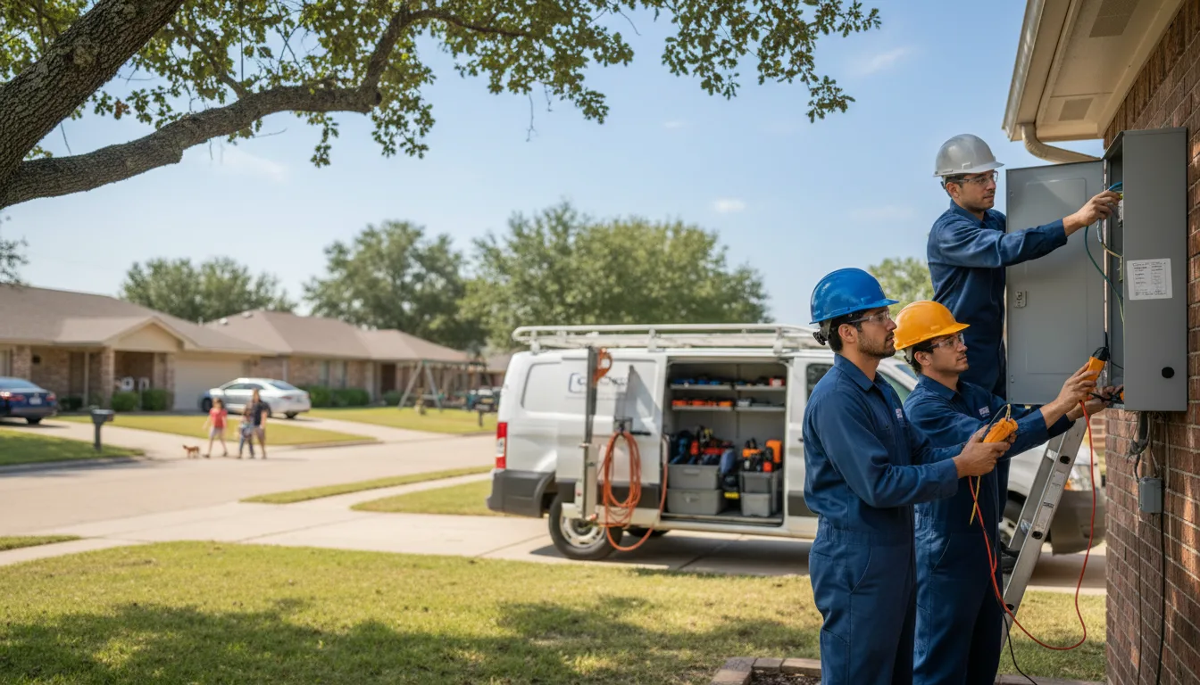 Certified electrician providing emergency electrical services in San Elizario, TX